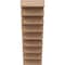 Ekena Millwork 9"W x 18"D x 27"H Classic Landon Rough Cedar Woodgrain TimberThane Corbel, Primed Tan CORUR09X18X27LANRCPR - alternate 5